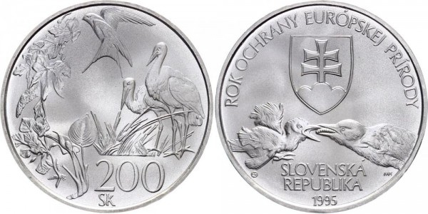 Slowakei 200 Kronen 1995 - Naturschutzjahr