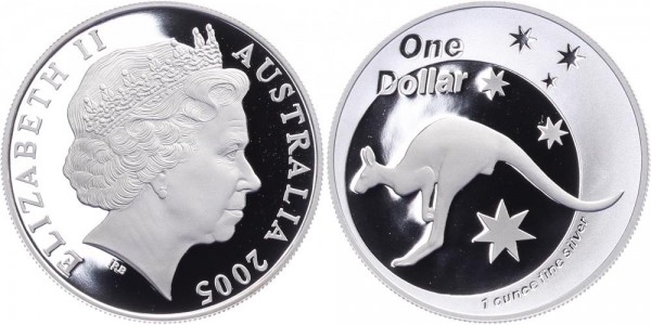 Australien 1 Dollar 2005 - Kangaroo