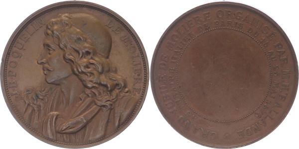 Bronzemedaille 1873 Molière, Gaspar, Prediger der französischen Kolonie zu Berlin