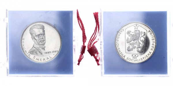 Tschechoslowakei 100 Kronen 1980 - Smeral