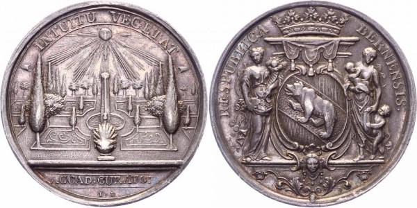 Schweiz Silbermedaille o.J. (ab 1726) - Schulratspfennig