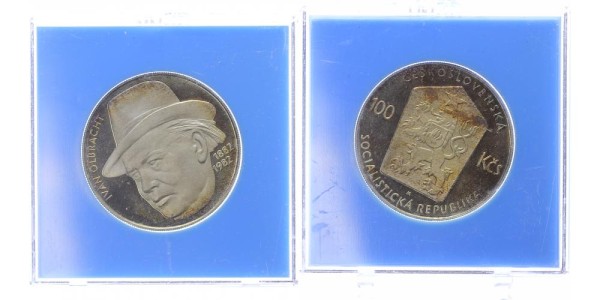 Tschechoslowakei 100 Kronen 1982 - Olbracht