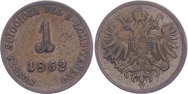 Habsburg 1 Soldo 1862 V (Venedig) -