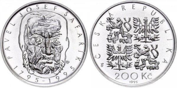 Tschechien 200 Kronen 1995 - Pavel Josef Safarik