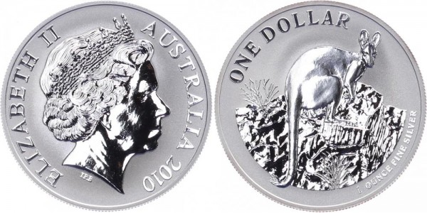 Australien 1 Dollar 2010 - Kangaroo