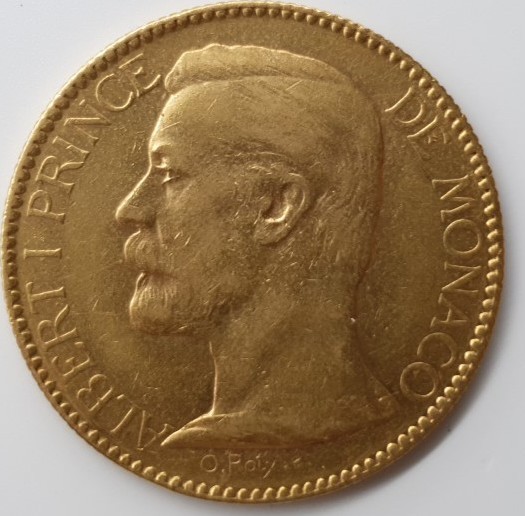 Monaco 100 Francs 1896 Prinz Albert I.