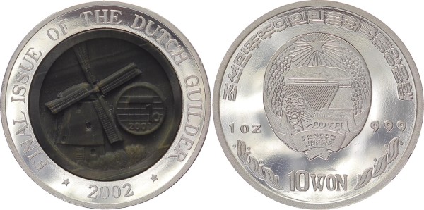 Nordkorea 500 Won 2002 - Dutch Guilder