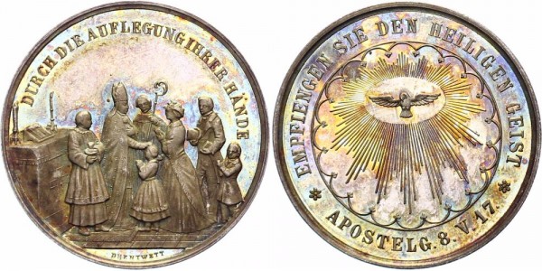 Deutschland Medaille o.J. - Christentum, Kommunion, von Drentwett