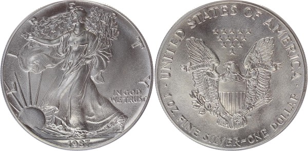 USA, Österreich, Kanada Silberunzen - - 3x 1 Unze Silber