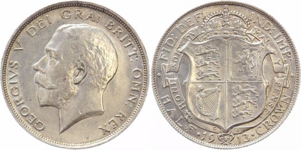 Großbritannien 1/2 Crown 1913 - George V (1910-1936)