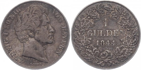 Bayern Gulden 1844 - Ludwig I