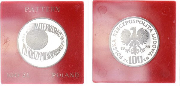 Polen 100 Zlotych 1978 - Auf den ersten polnischen Kosmonauten, Proba