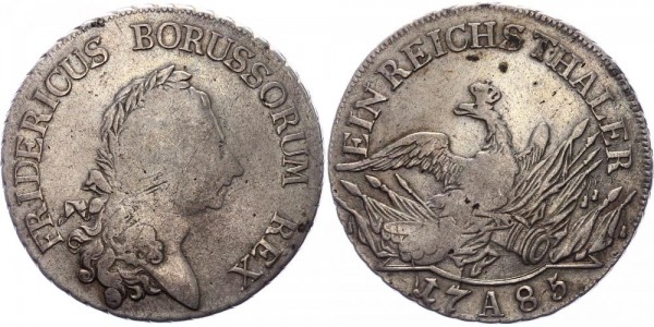 Preussen Taler 1785 A Friedrich II. der Große 1740-1786