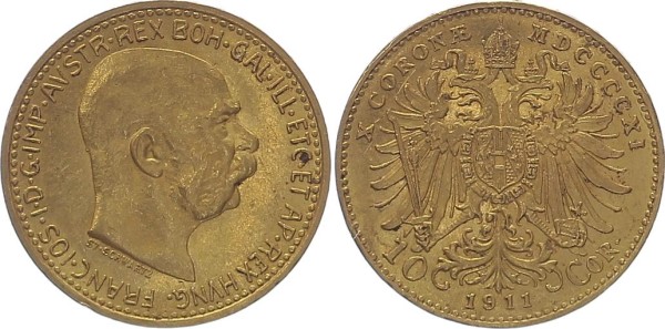 Österreich 10 Kronen 1911 - Franz Joseph I. 1848-1916