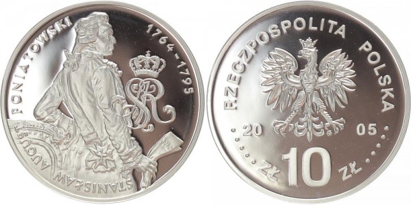 Polen 10 Zloty 2005 - Stanislaw August Poniatowski