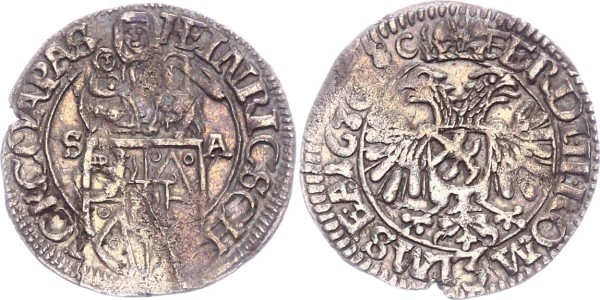 Schlick 3 Kreuzer 1636 - Heinrich IV. 1612-1650