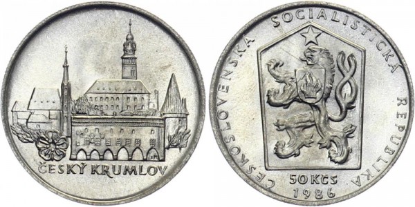 CSSR 50 Kč 1986 - Cesky Krumlov