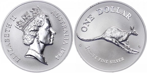 Australien 1 Dollar 1994 - Känguru