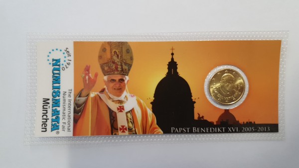 Vatikan 50 Cent 2012 - Papst Benedikt XVI. 2005-2013