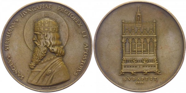 Ungarn Bronzemedaille 1938 - Budapest, St. Stephan