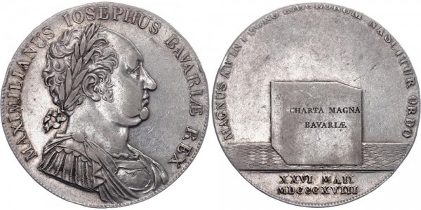 Bayern 1 Thaler 1818 - Maximilianus Josephus