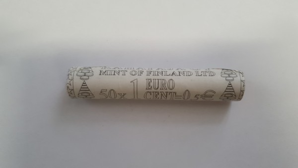 Finnland 50 x 1 Cent 2000 Mint of Finland Ltd, Rahapaja Oy (Münzrolle)