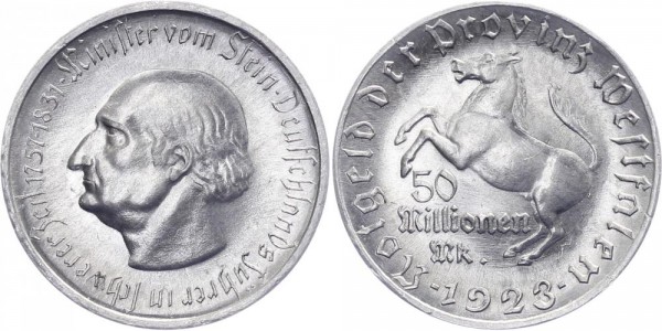 Westfalen 50 000 000 Mark 1923 - Freiherr von Stein