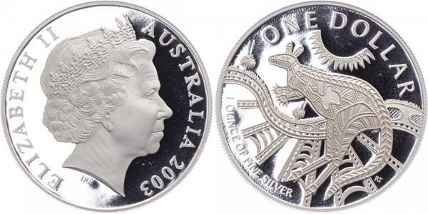 Australien 1 Dollar 2003 - Känguru