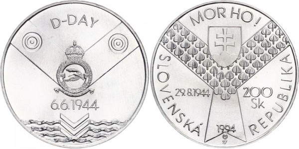 Slowakei 200 Kronen 1994 - D-Day
