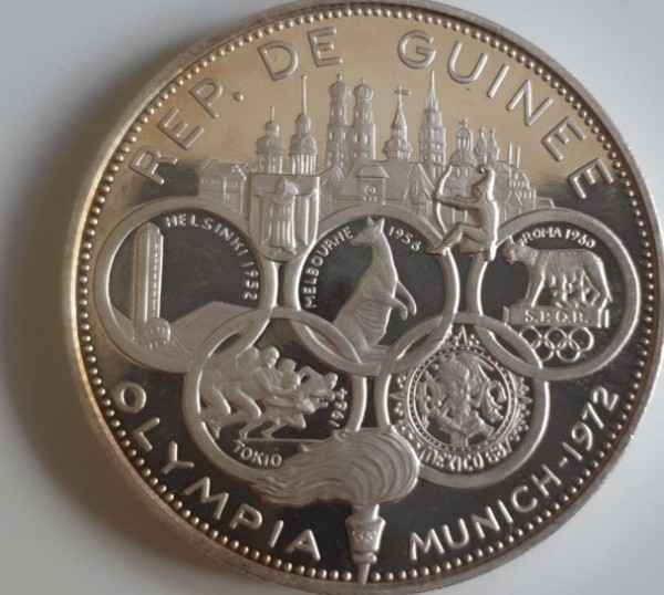 Guinea 500 Francs 1969 Olympische Spiele 1972 München PP