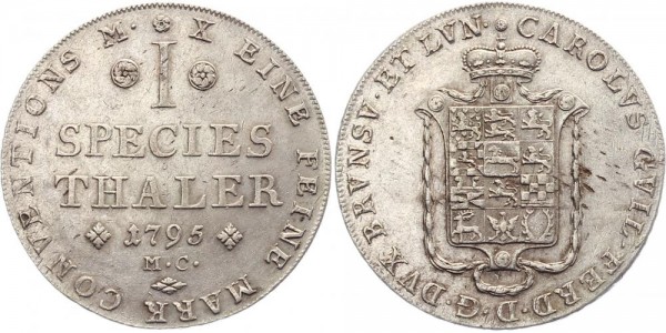Braunschweig 1 Thaler 1795 - Species Thaler