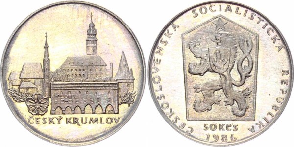 Tschechoslowakei 50 Kronen 1986 - Burg Krumlov