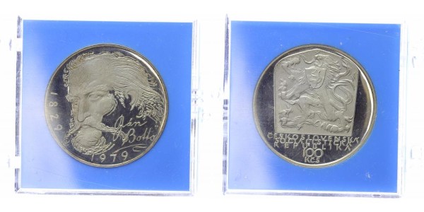 Tschechoslowakei 100 Kronen 1979 - Botto