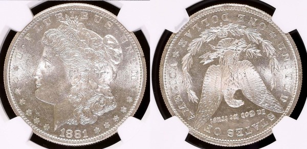 USA Dollar 1881 S Morgan