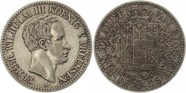Brandenburg-Preußen 1 Taler 1825 - Friedrich Wilhelm III.