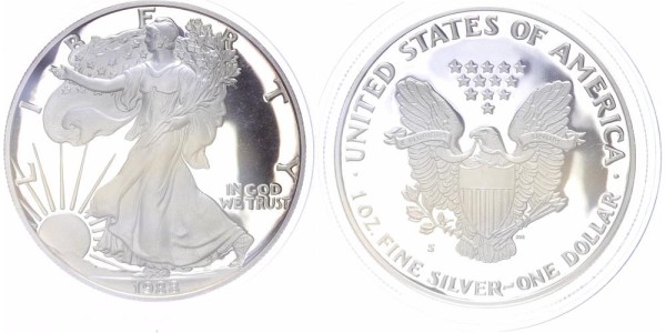 USA 1 Dollar 1988 S Eagle
