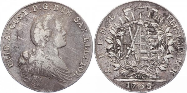 Sachsen 1 Taler 1768 - Friedrich August III.