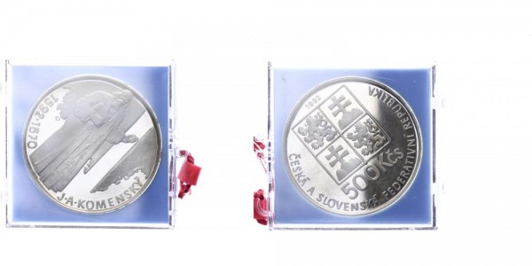 Tschechoslowakei 500 Kronen 1992 - Komensky