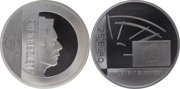 Luxemburg 25 Euro 2004 Europäisches Parlament