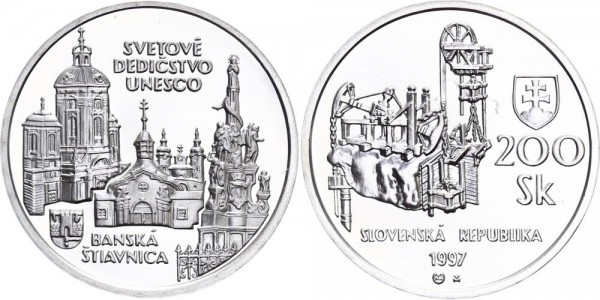 Slowakei 200 Kronen 1997 - Unesco
