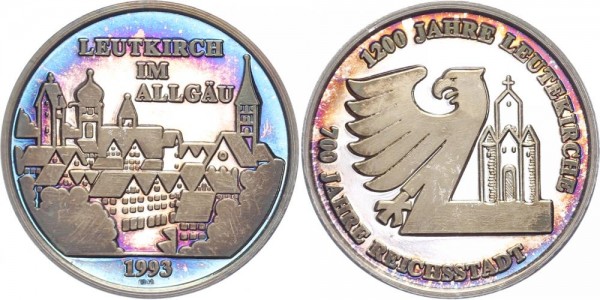 Leutkirch (Allgäu) Medaille 1993 - Jubiläum