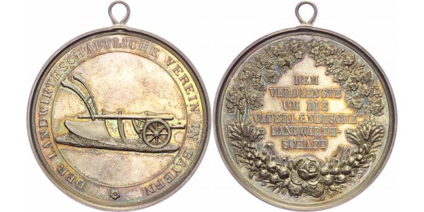 Bayern Silbermedaille oJ - Prinzregent Luitpold 1886-1913