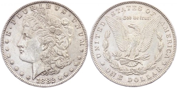 USA Dollar 1882 - Morgan