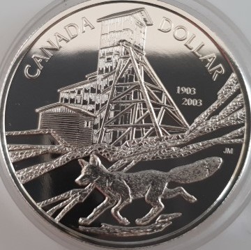 Kanada 1 Dollar 2003 100th anniversary of the Cobalt silver strike (1903 - 2003)