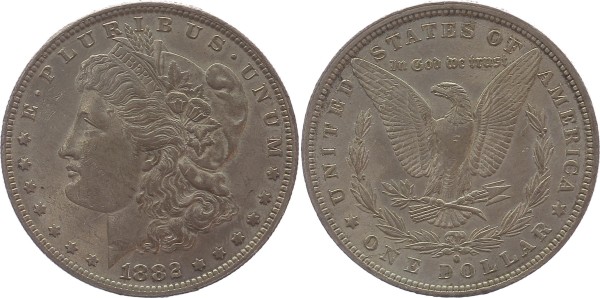 USA Dollar 1882 O Morgan