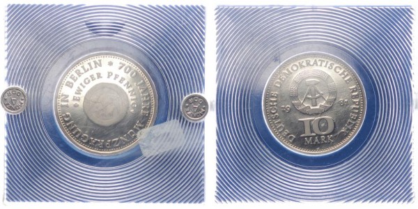 DDR 10 Mark 1981 - 700 Jahre Münzprägung