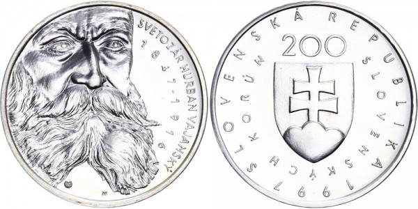 Slowakei 200 Kronen 1997 - SVETOZAR HURBAN VAJANSKY