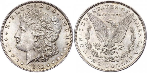 USA 1 Dollar 1885 - Morgan