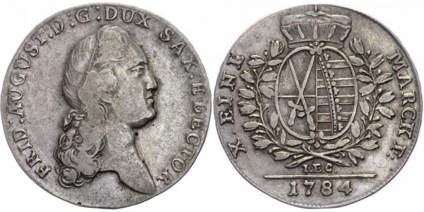 Sachsen Taler 1784 - Friedrich August III. 1763-1806