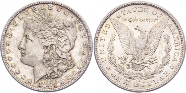 USA Dollar 1881 S Morgan